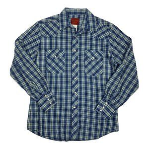 Rustler Medium Western Shirt Snap Pearl Button Fro